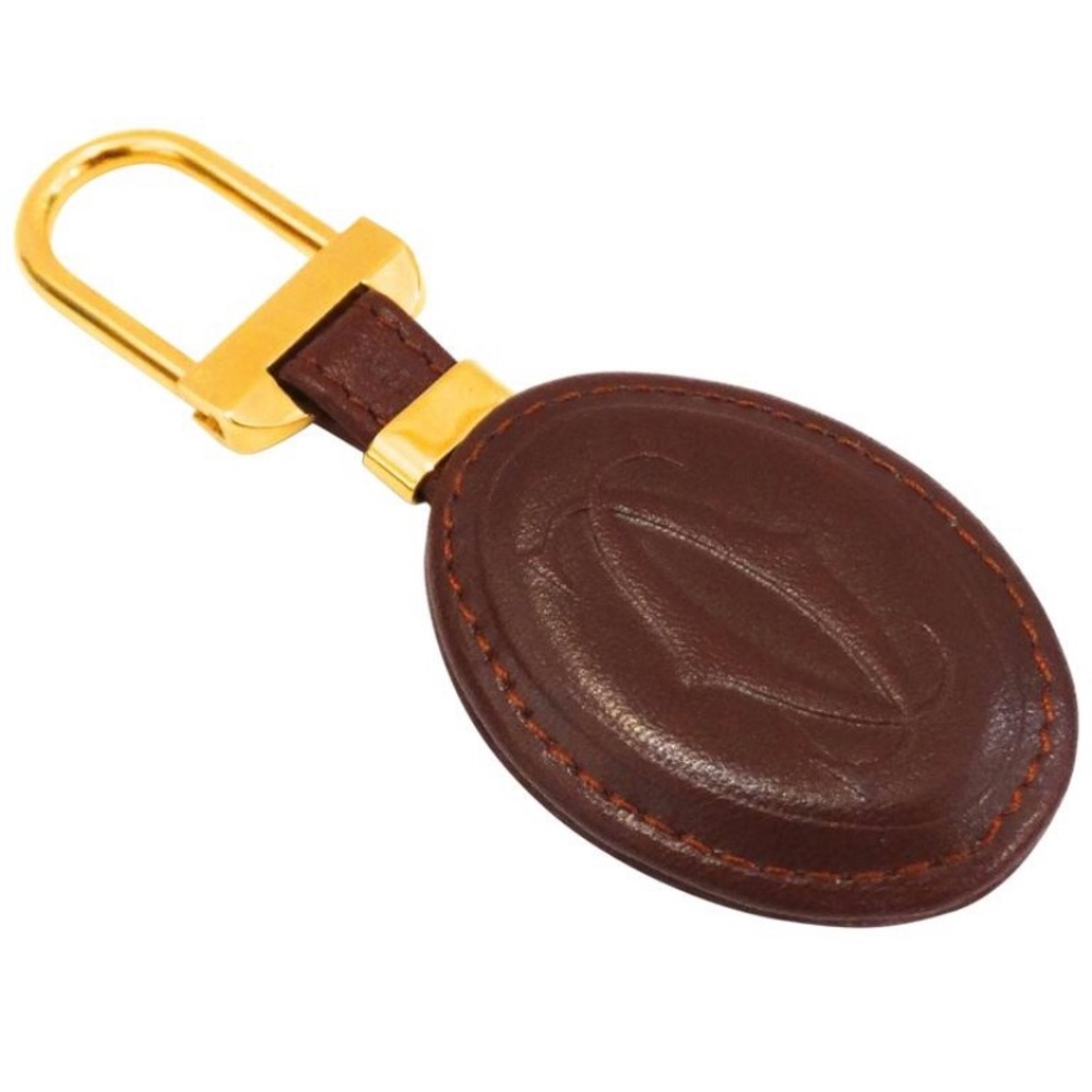 1980s Cartier Leather Keychain